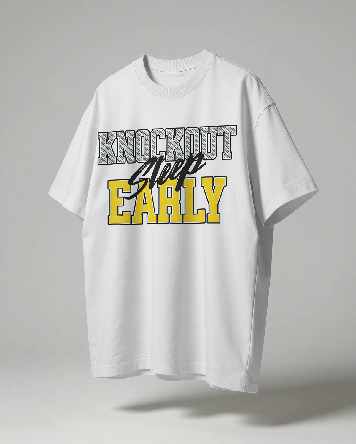 Knockout Sleep Early™ OG Tee — White